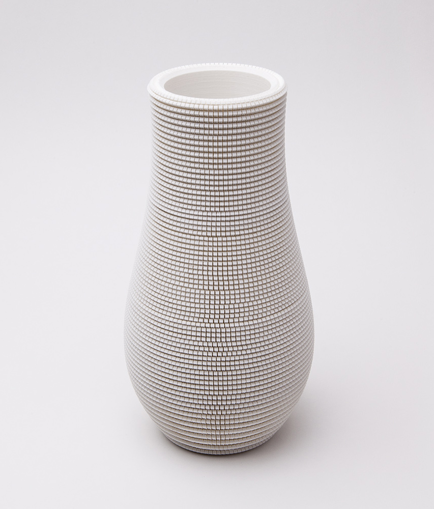 3D프린팅으로 제작된 큐브 꽃병(cube vase) 3