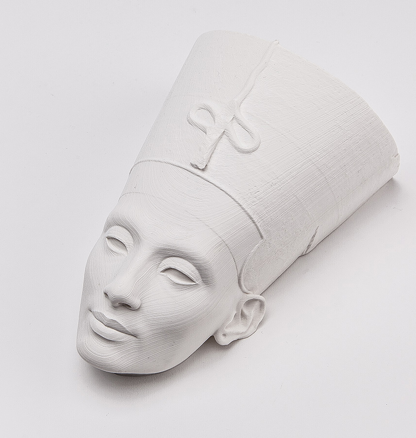 3D프린팅으로 제작한 네페르티티(Nefertiti、NeFeRTiTi) 두상 벽 장식 3